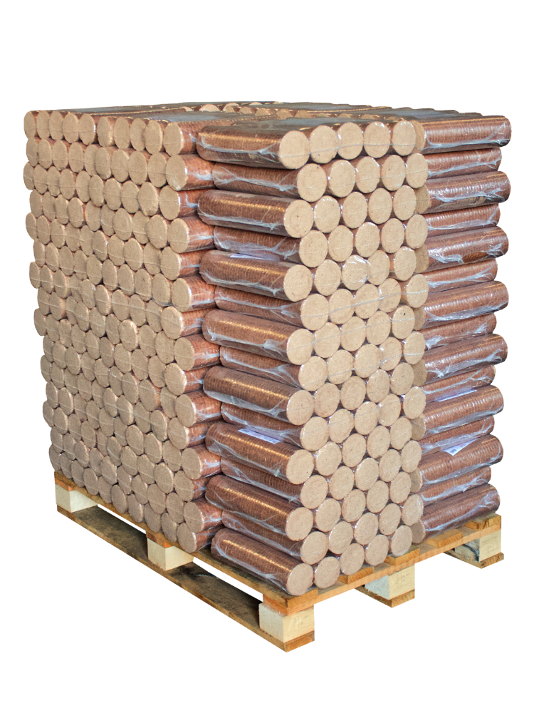 3 buchenholzbrikett_in_folie_palette RUF Buchenholzbriketts 960kg Palette – Bild 1
