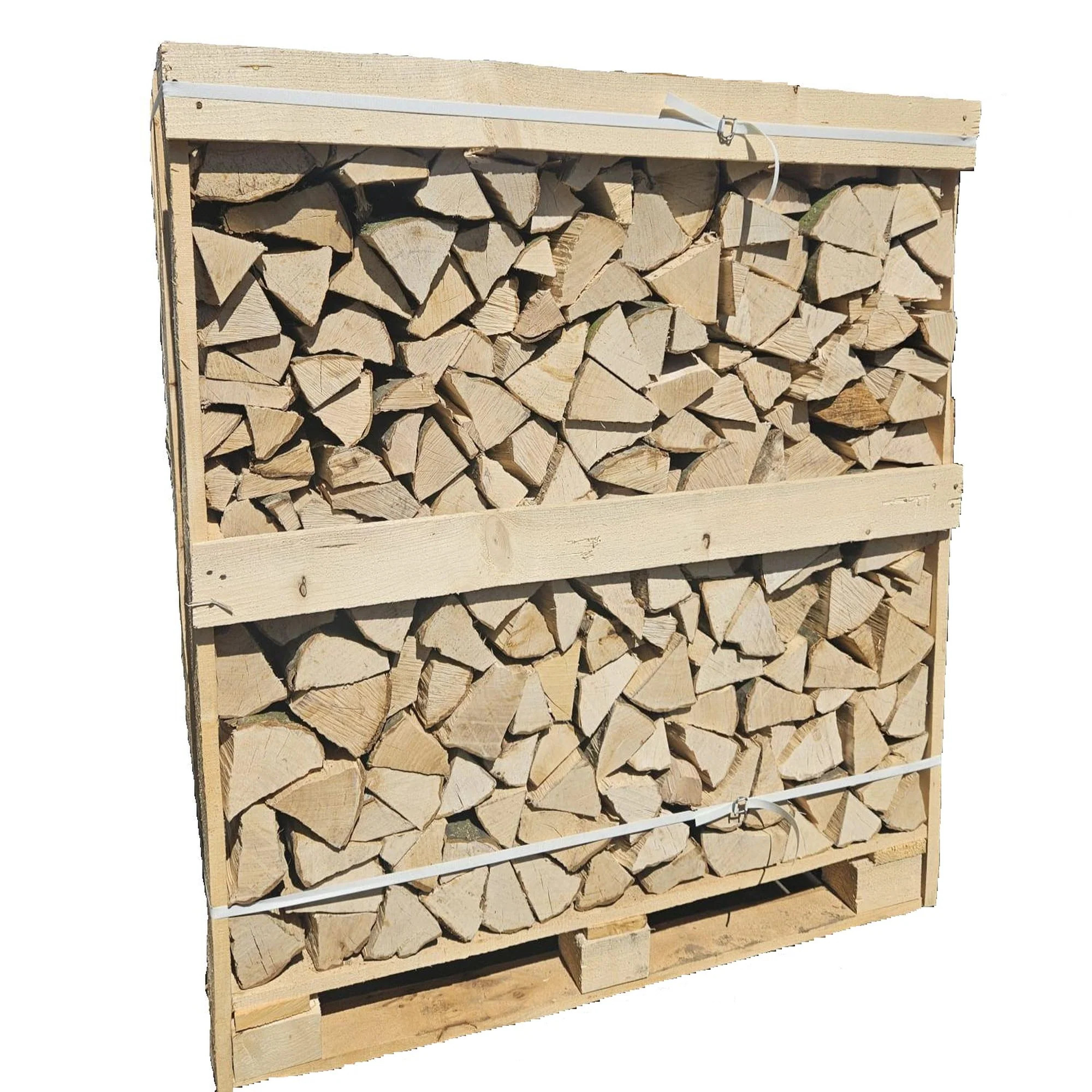 BUCH KaminholzBuche-25cm Kaminholz Buche trocken – 1 Raummeter Box, Scheitholz 25–33 cm – Bild 1