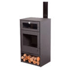 JUAN PANADERO NICE Titanium 8KW Holzofen mit Backofen – Bild 2